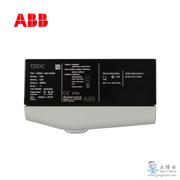 ABB TZIDC V18345-1010521001智能閥門定位器